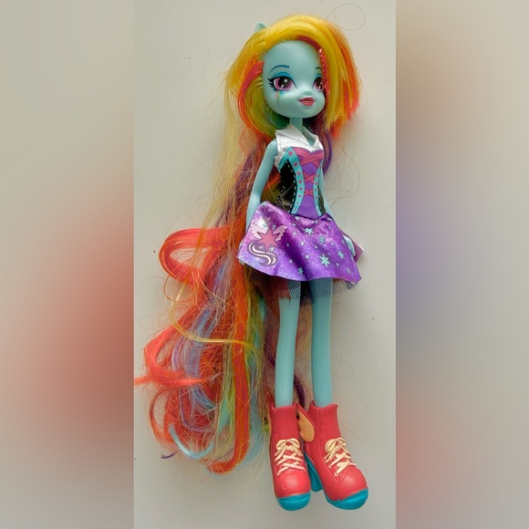 My Little Pony Other - My Little Pony Equestria Girls Rainbow Dash Doll with Extra Long Hair